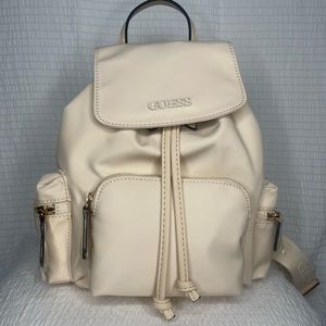 Guess mini back pack cream NEW NEVER USED
